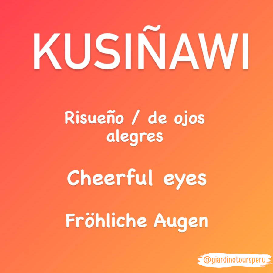 Quechua Travel Words