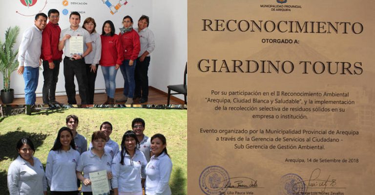 Read more about the article Reconocimiento de la Municipalidad a Giardino Tours