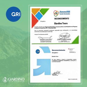 Read more about the article Recognition of GRI and HumanizaRSE tos Giardino Tours 2023